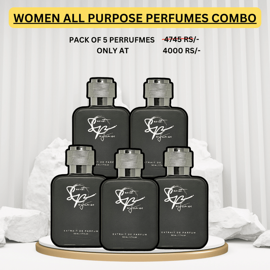 ALL PURPOSE PERFUMES COMBO WOMEN - PACK OF 5