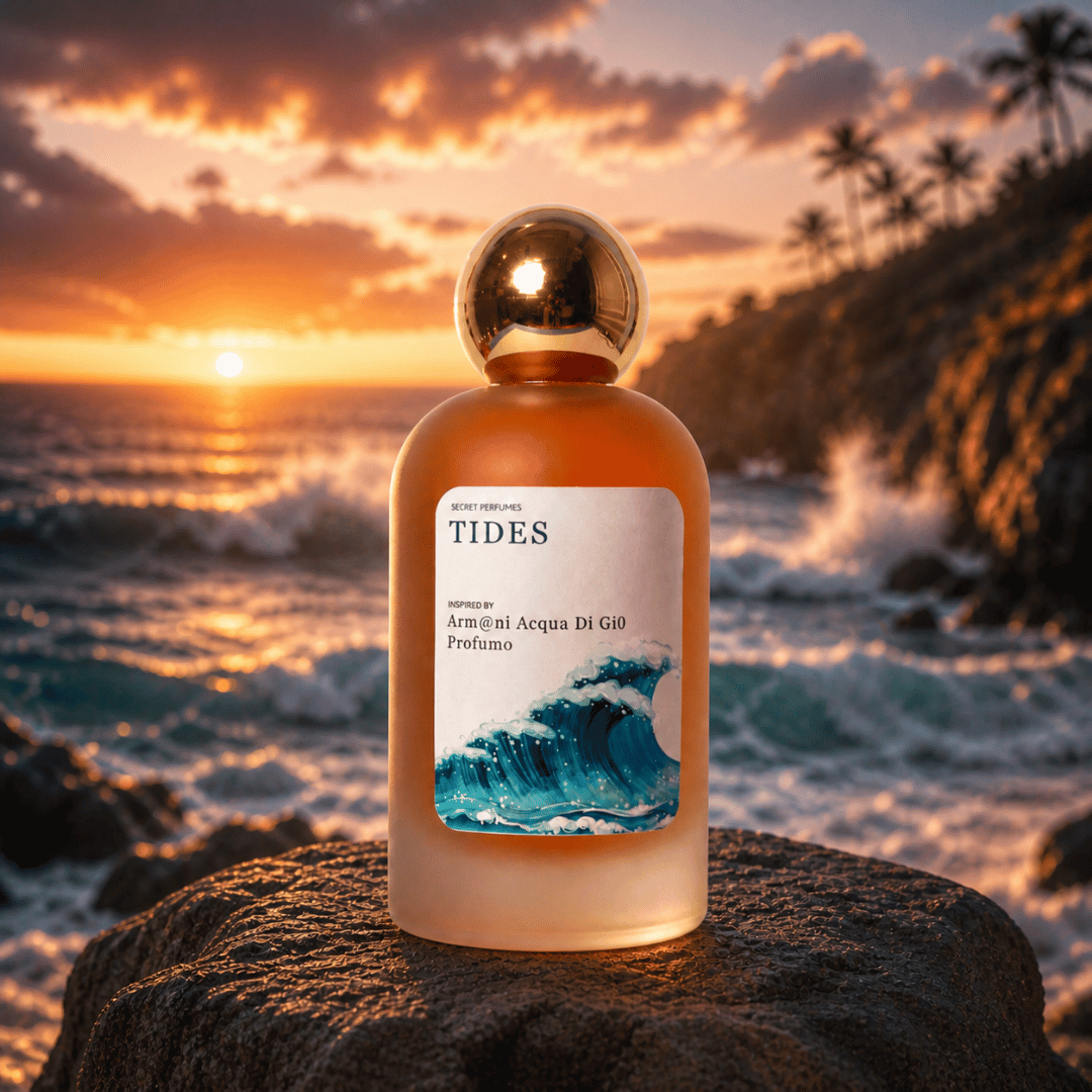 TIDES SECRET OF ARM@NI @CQUA DI GI0 PR0FUMO