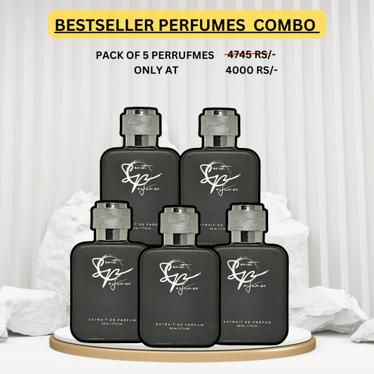 BESTSELLER PERFUMES COMBO MEN - PACK OF 5