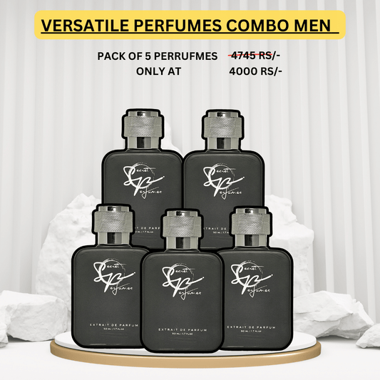 VERSATILE PERFUMES COMBO MEN - PACK OF 5