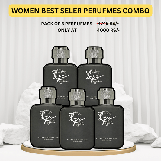 BESTSELLER PERFUMES COMBO FOR WOMEN - PACK OF 5