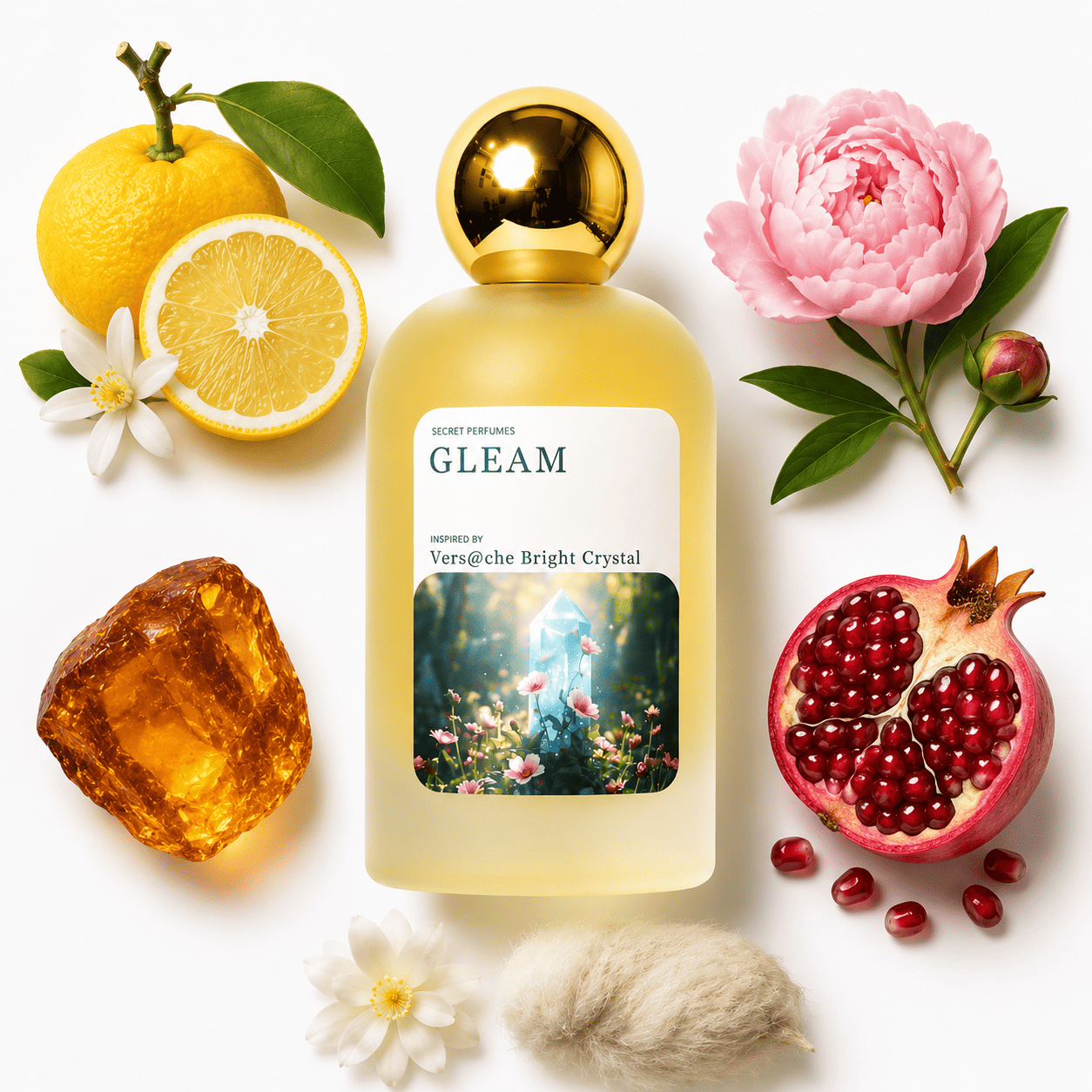 GLEAM SECRET OF VERS@CE BRIGHT CRYST@L