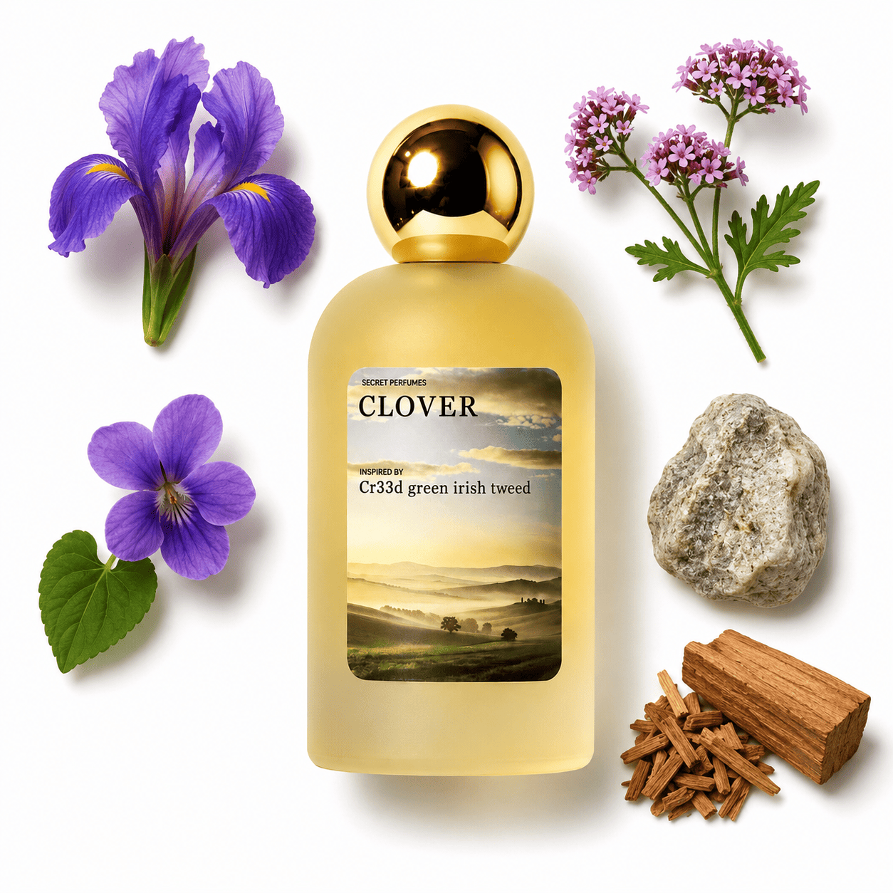 CLOVER SECRET OF GREEN IRISH TWEED